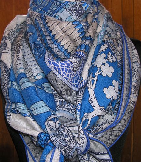 Parures de Samourais Hermes Cashmere Shawl 